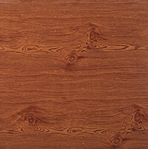 Imitation wood grain metal carved plate